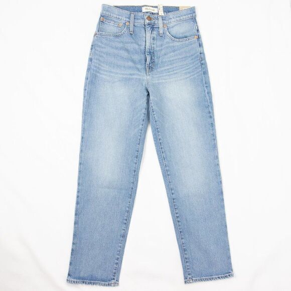 NEW Madewell Classic Straight Jeans in Meadowland Wash,27‎ - Picture 3 of 16